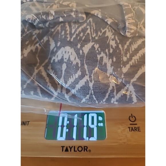 ModODoc Dress XLarge Gray Ikat Jersey Tank Stretch Layered Keyhole Hi Low - Picture 12 of 12